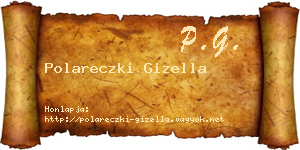 Polareczki Gizella névjegykártya